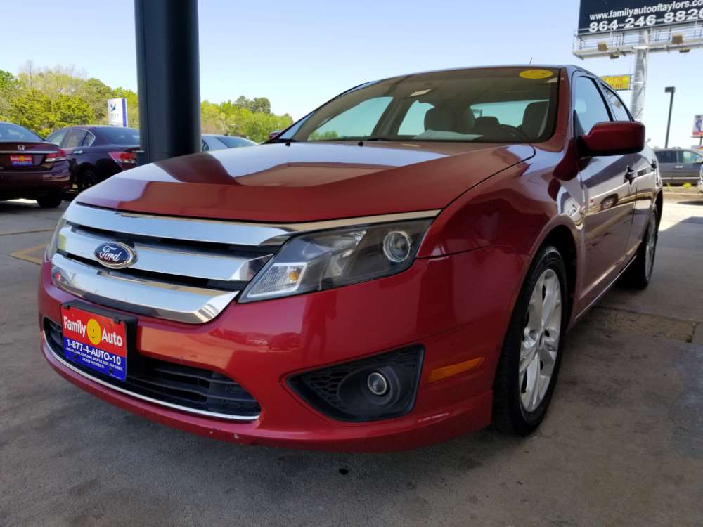 Ford Fusion 2012 Red